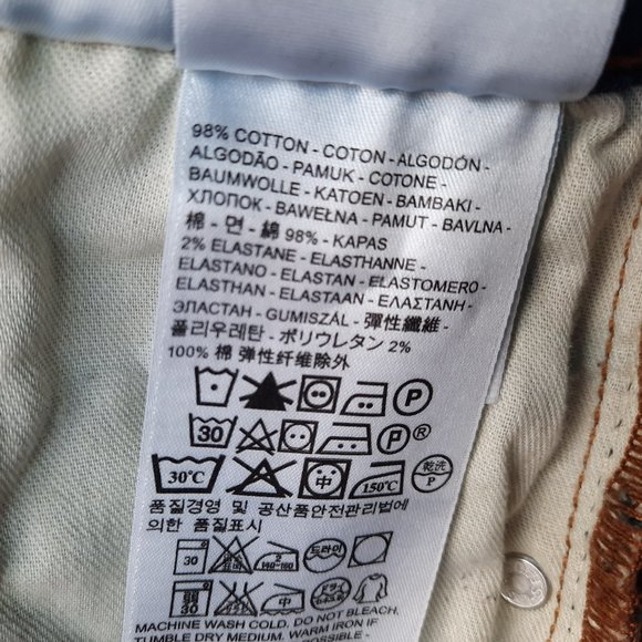 Levi's '510' Blue Denim Skinny Fit Stretch Flex Jeans Men's Size 30x32 - Picture 12 of 16